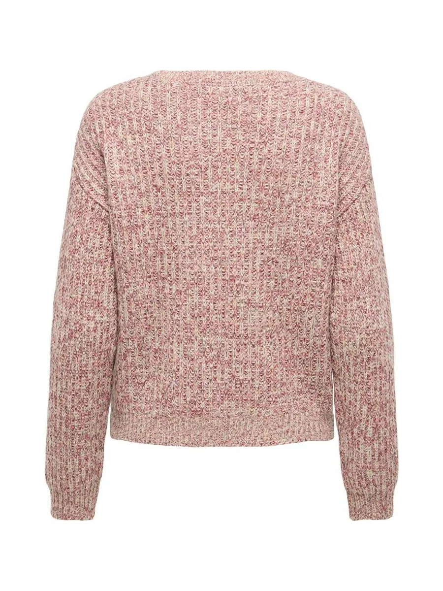 Pull Rose/Écru Femme JDY Yandi 3