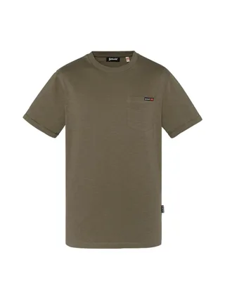 T-Shirt Kaki Homme Schott TSKEA1 1