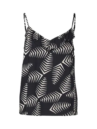 Débardeur Noir/Beige Femme Vero Moda Kanya 2