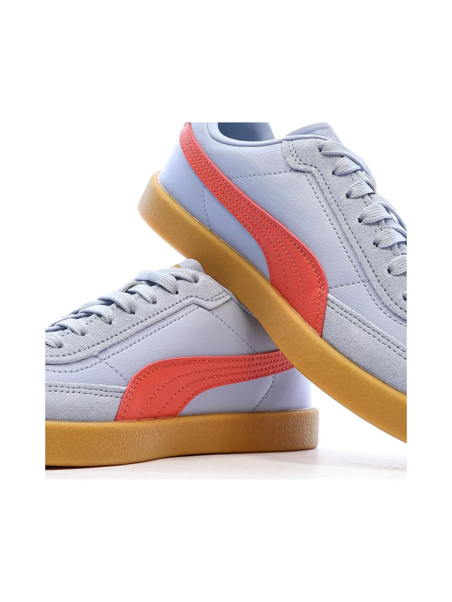 Baskets Violette/Orange Mixte Puma Club Ii Era 8