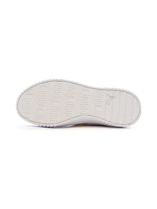 Baskets Blanches/Rose Brillant Fille Puma Carina 2.0 5