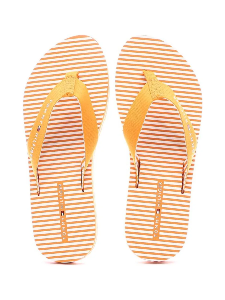 Tongs Orange/Blanches Femme Tommy Hilfiger Ithaca 4