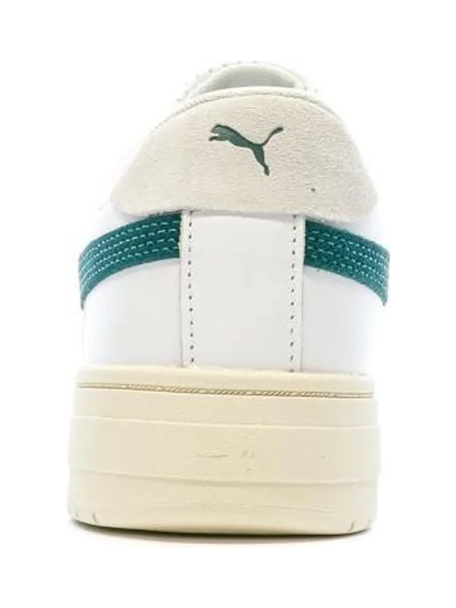 Baskets Blanches/Vertes Homme Puma League 4