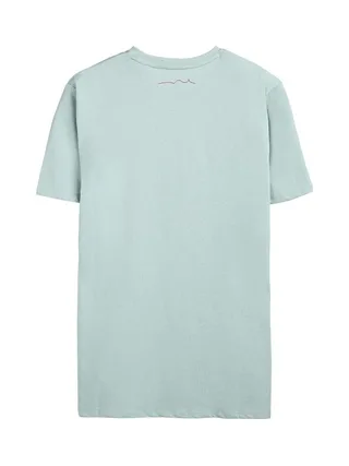 T-shirt Turquoise Homme Teddy Smith Total 1 2