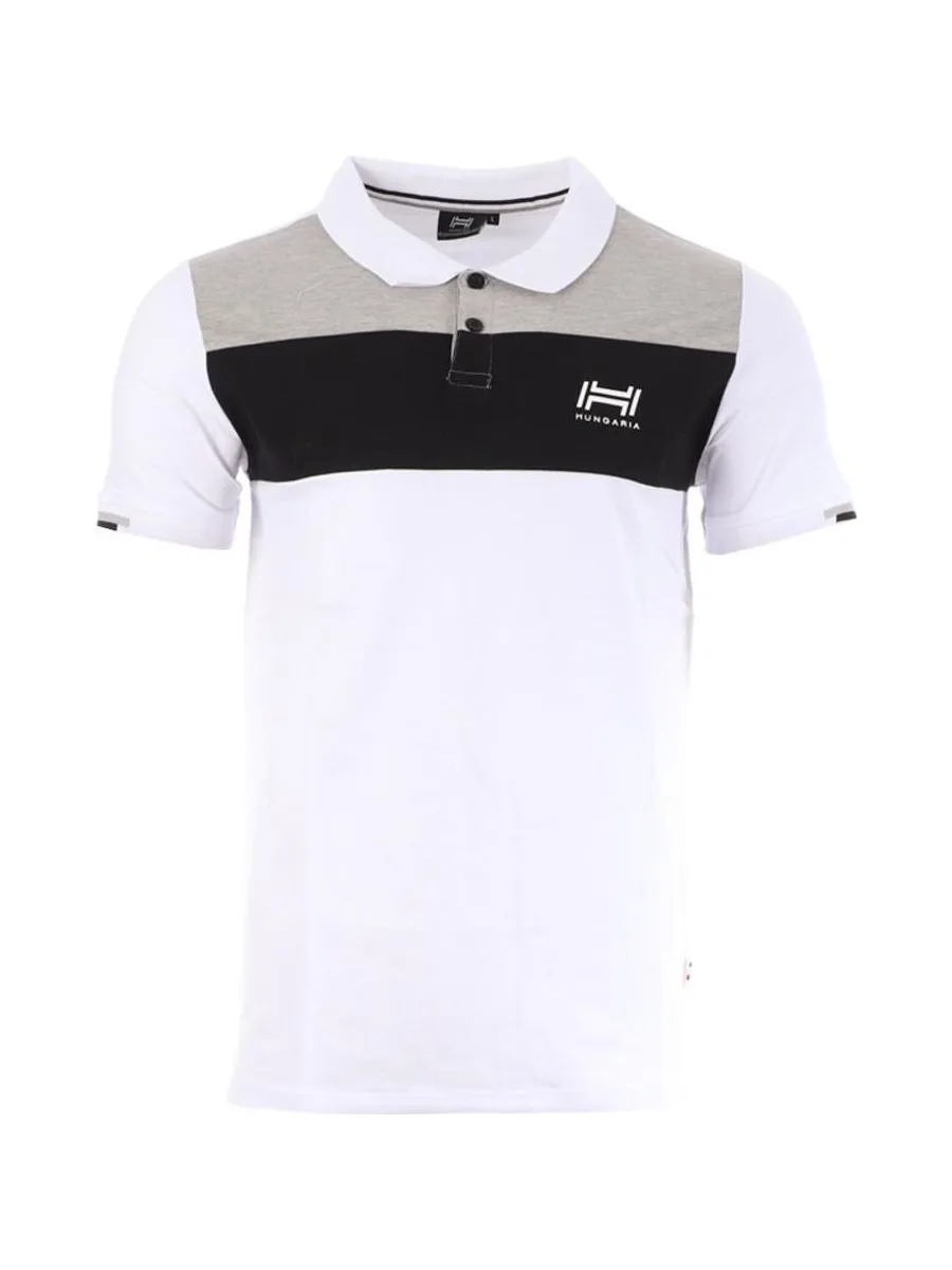Polo Blanc Homme Hungaria Bennett 2