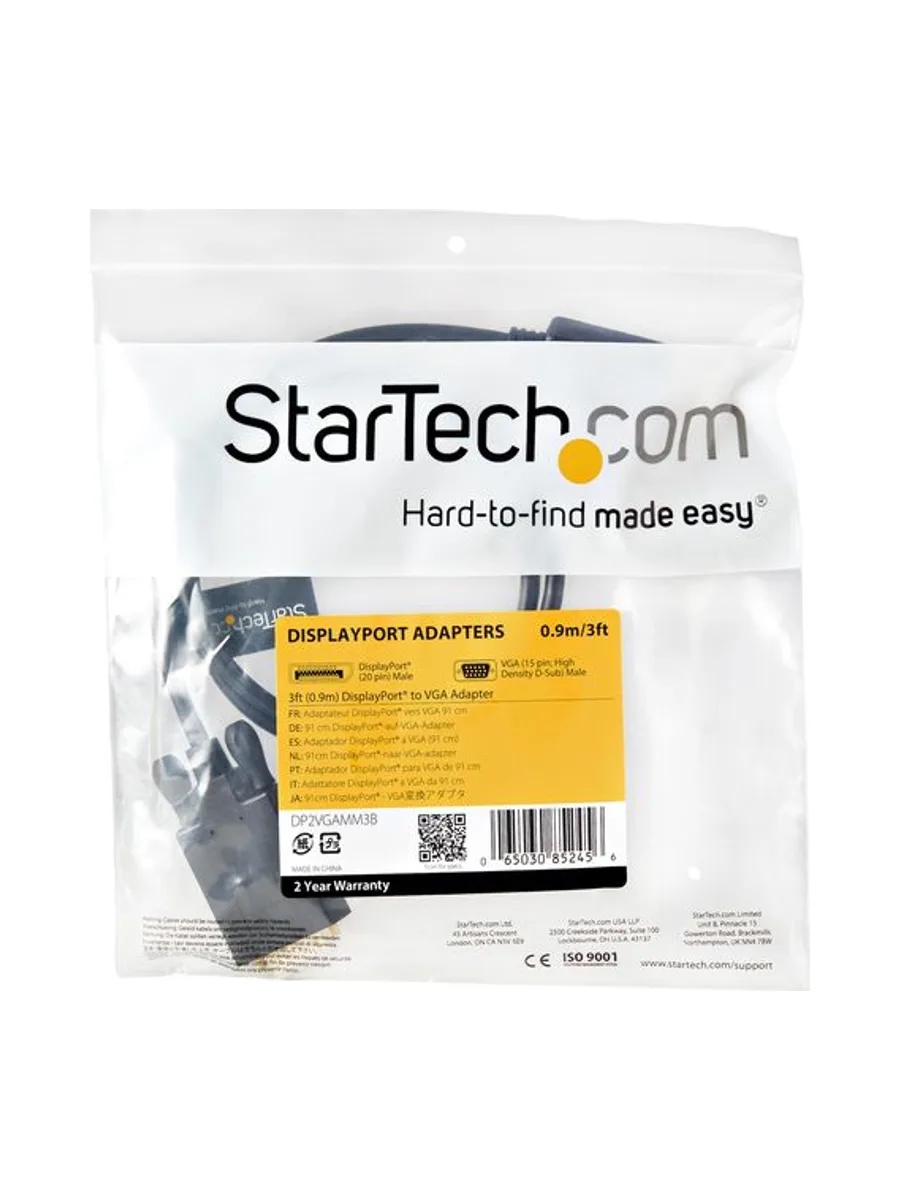 3ft DisplayPort DP to VGA Adapter 5