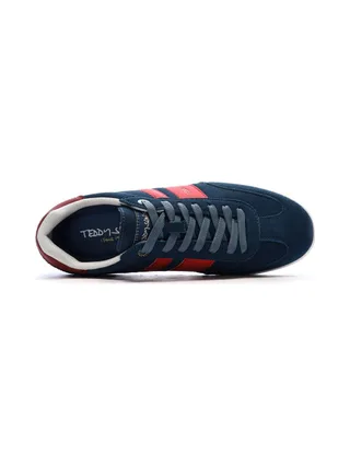 Baskets Marine/Rouge Homme Teddy Smith Serraje 4
