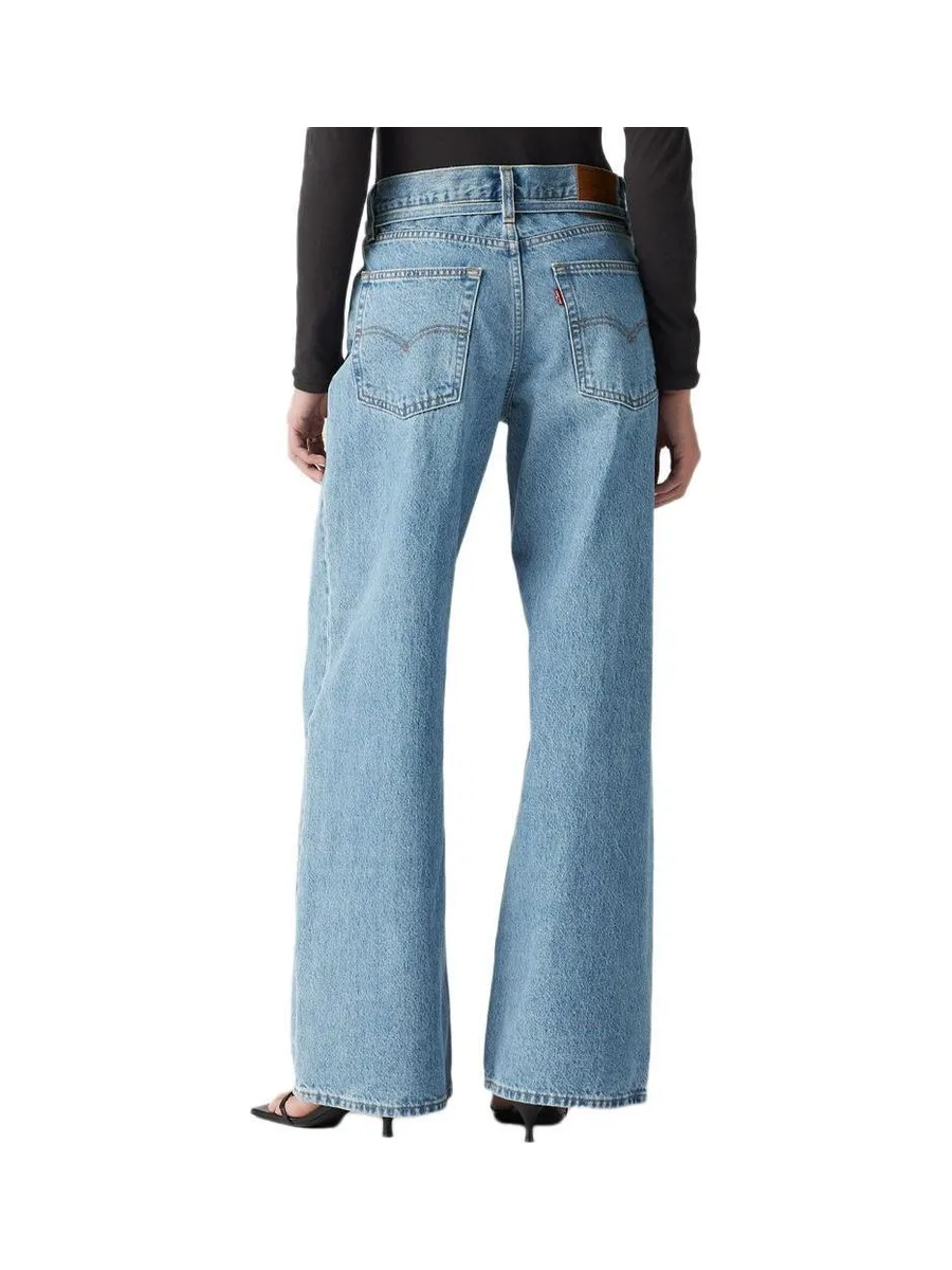 Jean Bleu Femme Levi's XL Straight Med Indigo A8701 2