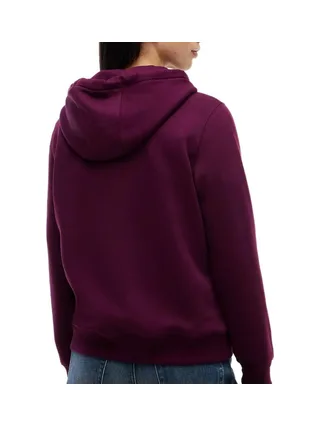 Sweat à Capuche Bordeaux Femme Tommy Hilfiger Flag1 2