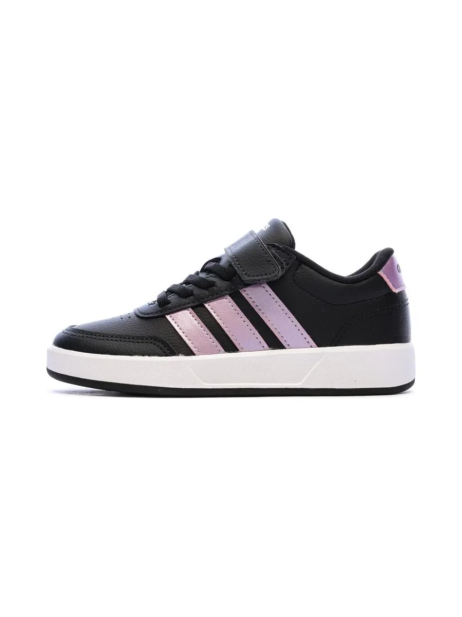 Baskets Noir/Rose Fille Adidas Tensaur 2