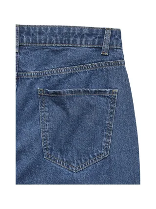 Jean Loose Bleu Femme Vero Moda Asta Straight 2