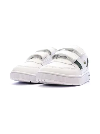Baskets Blanches/Kaki Garçon Lacoste Court Sneakers 6