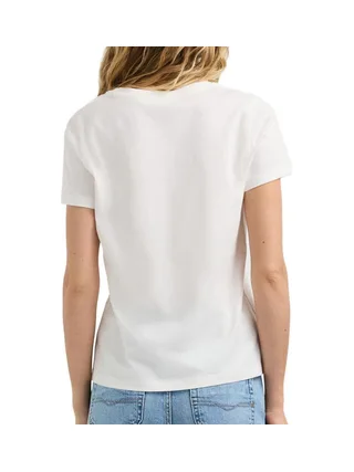 T-Shirt Blanc/Bleu Femme Pepe jeans Cristina 2
