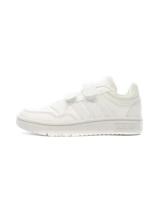 Baskets Blanches Garçon Adidas Hoops 1