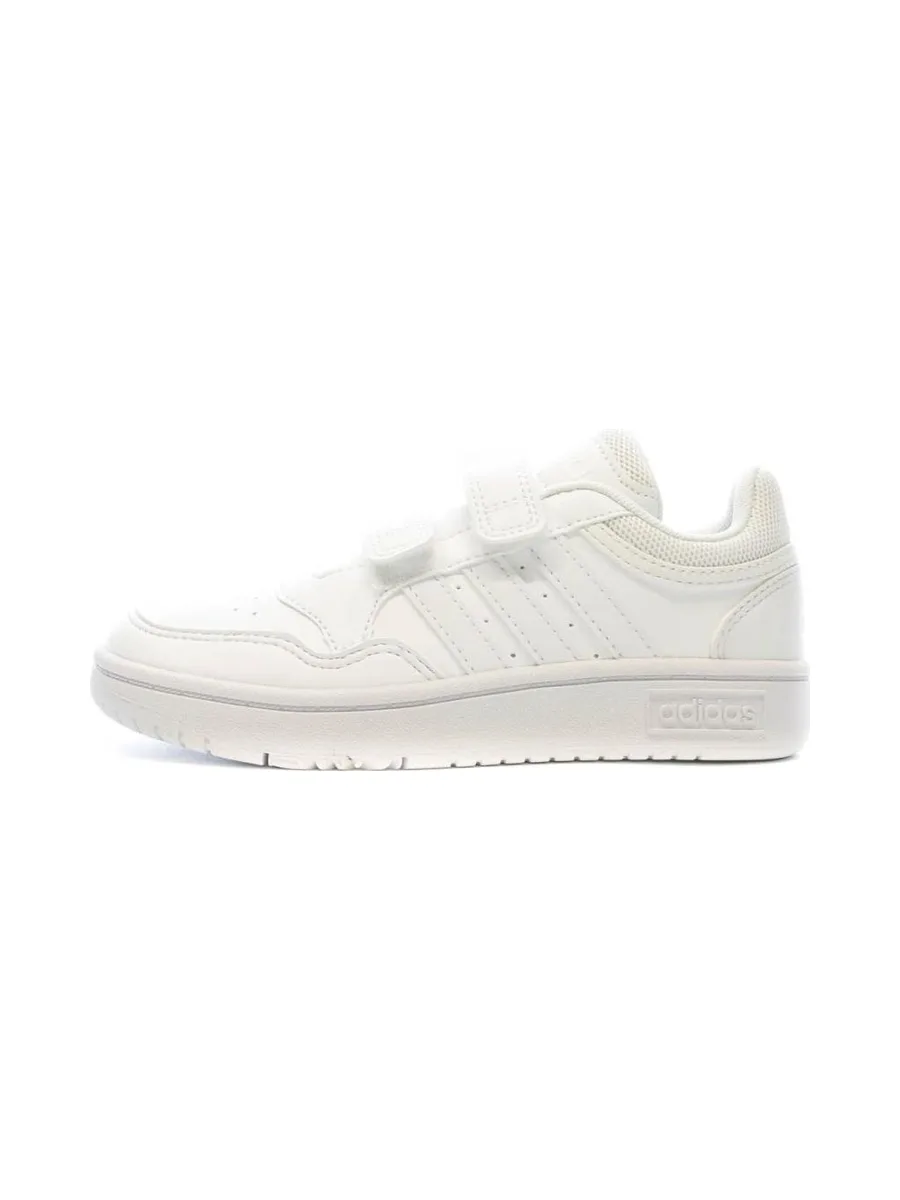 Baskets Blanches Garçon Adidas Hoops 2