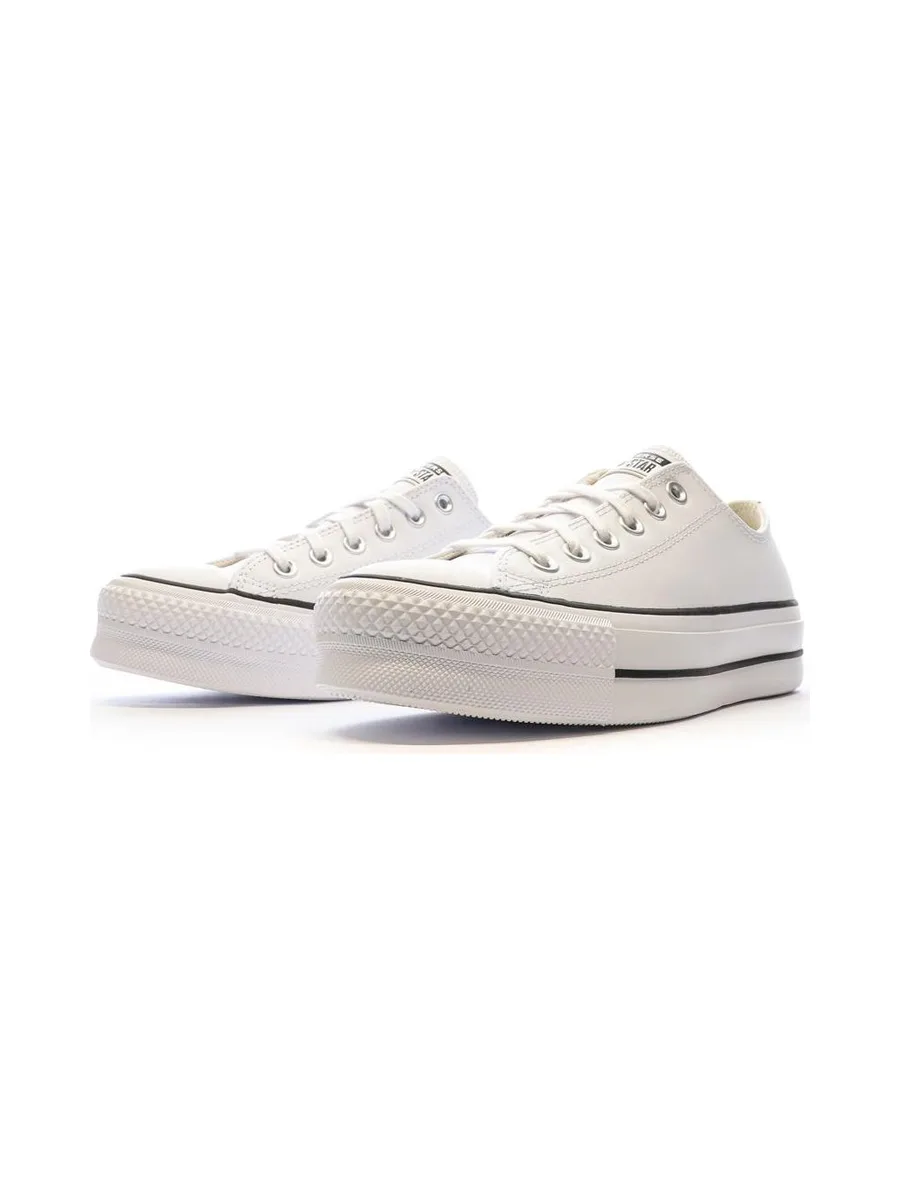 All Star Baskets Blanches à Plateforme Femme Converse 7
