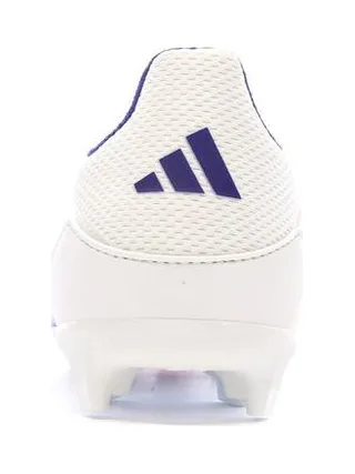 Chaussures de Foot Blanc/Bleu Junior Adidas F50 League FG/MG 3