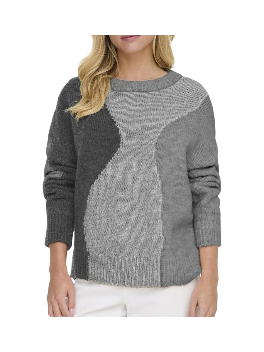Pull Gris Femme Only Gro 2
