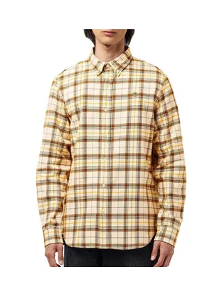 Chemise à Carreaux Beige Homme Timberland Flannel Check 1