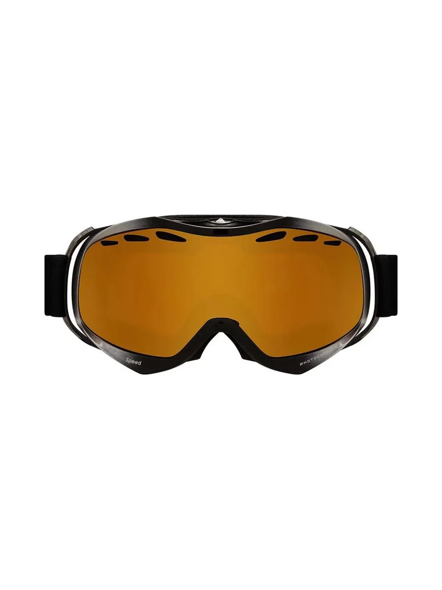 Masque de Ski Noir/Orange Mixte Cairn Speed Photochromic 3