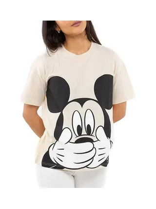T-Shirt Beige Femme Disney Don't Speak Slouch 1