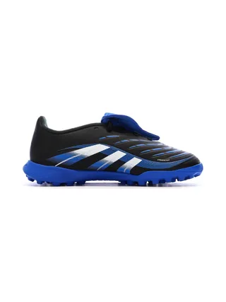 Chaussures de Foot Noir/Bleu Junior Adidas Predator League FT 2