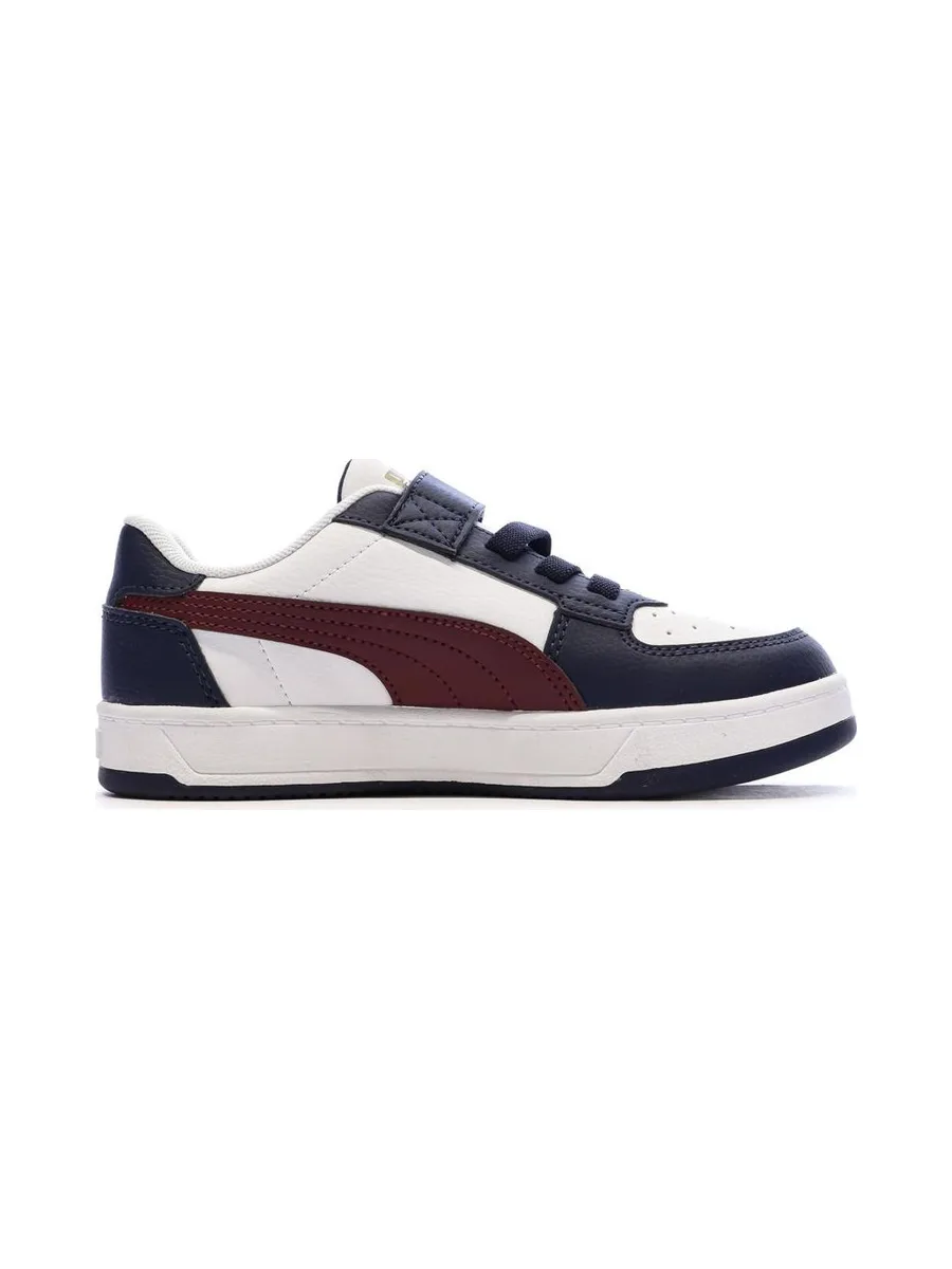 Baskets Blanches/Marine Garçon Puma Caven 3