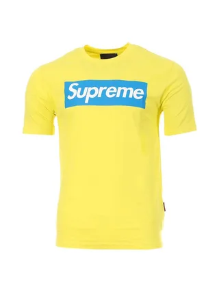 T-shirt Jaune/Bleu Homme Supreme Italfigo 1
