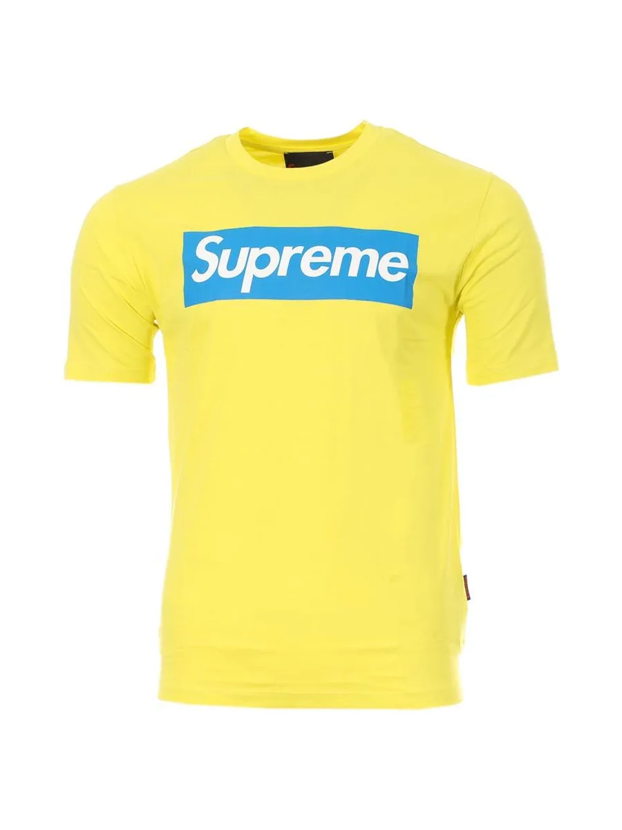 T-shirt Jaune/Bleu Homme Supreme Italfigo 2