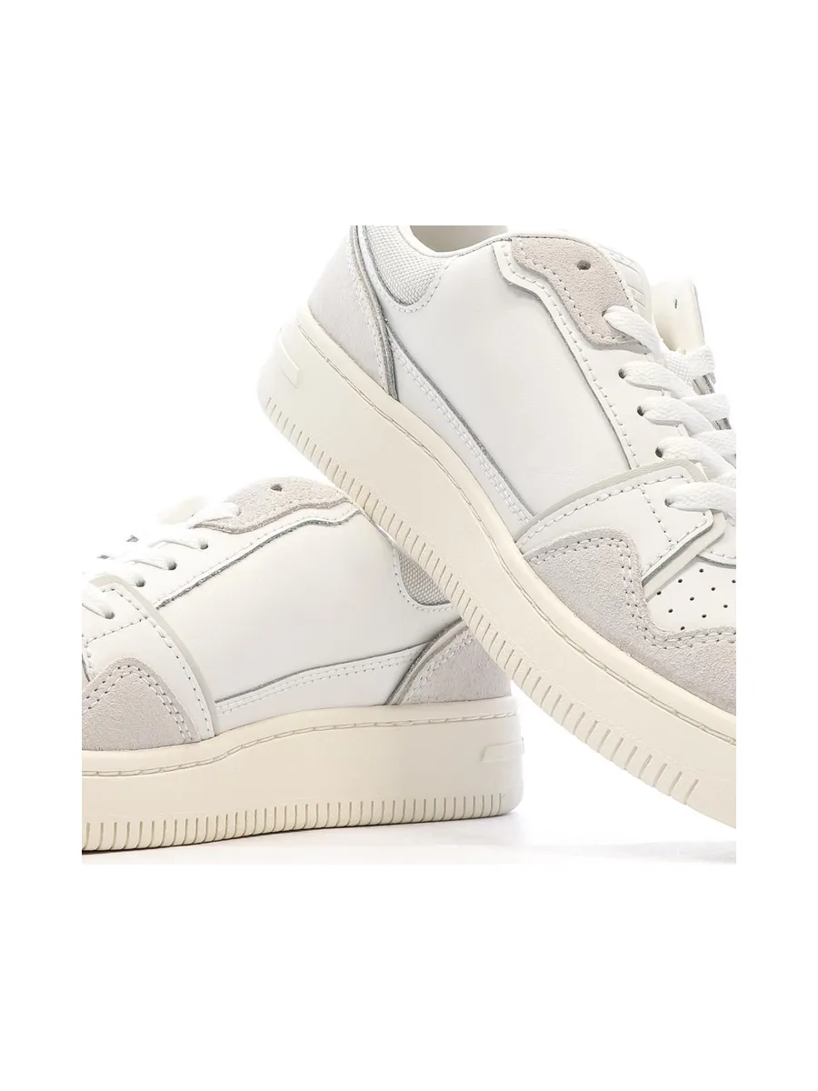 Baskets Blanches/Beiges Femme Tommy Hilfiger Retro 7
