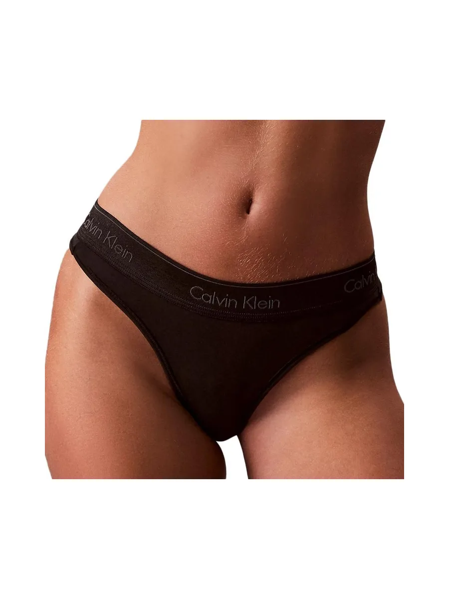 String Noir Femme Calvin Klein Jeans Thonge 2