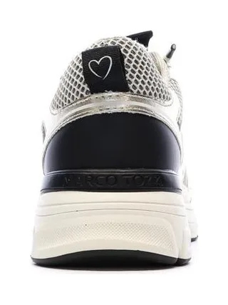 Baskets Doré Femme Marco Tozzi Gold 3