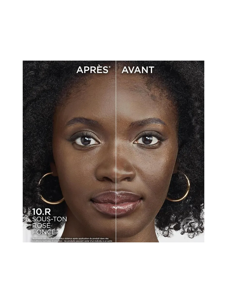 Fond de Teint Fondant Unifiant Accord Parfait L'Oréal Paris 10.R/10.C Sous ton rosé 3