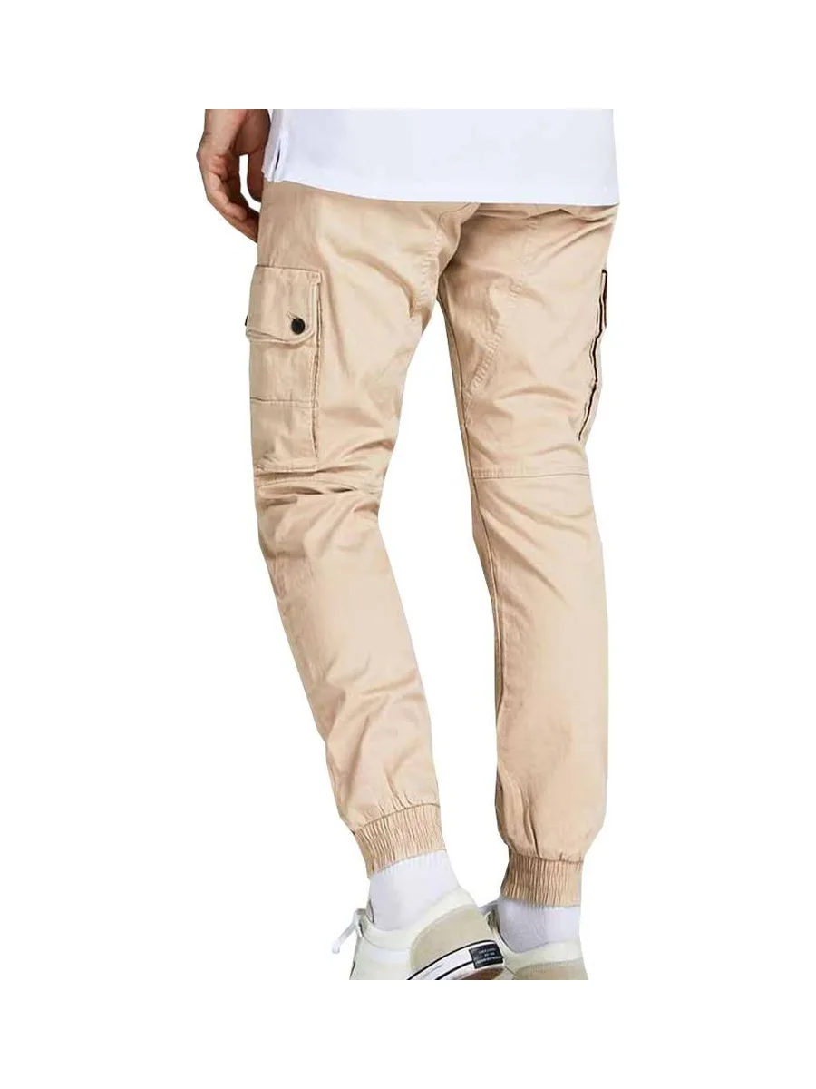 Pantalon Cargo Beige Homme Jack & Jones Warner 3
