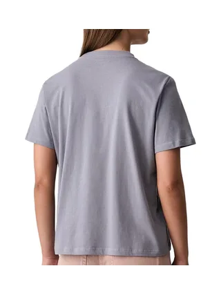 T-Shirt Gris Femme Calvin Klein Jeans Classic Seasonal 2