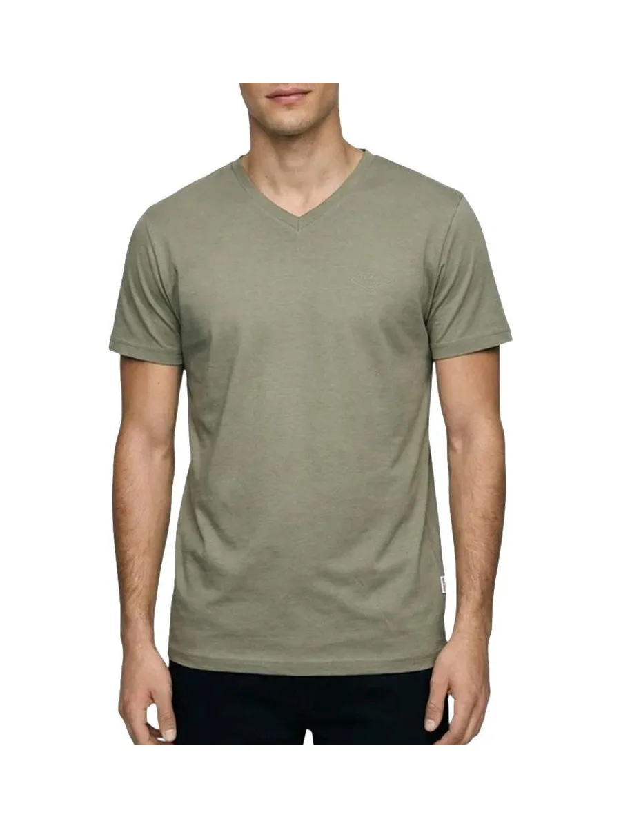 T-Shirt Kaki Homme Lee Cooper GLC1986 2