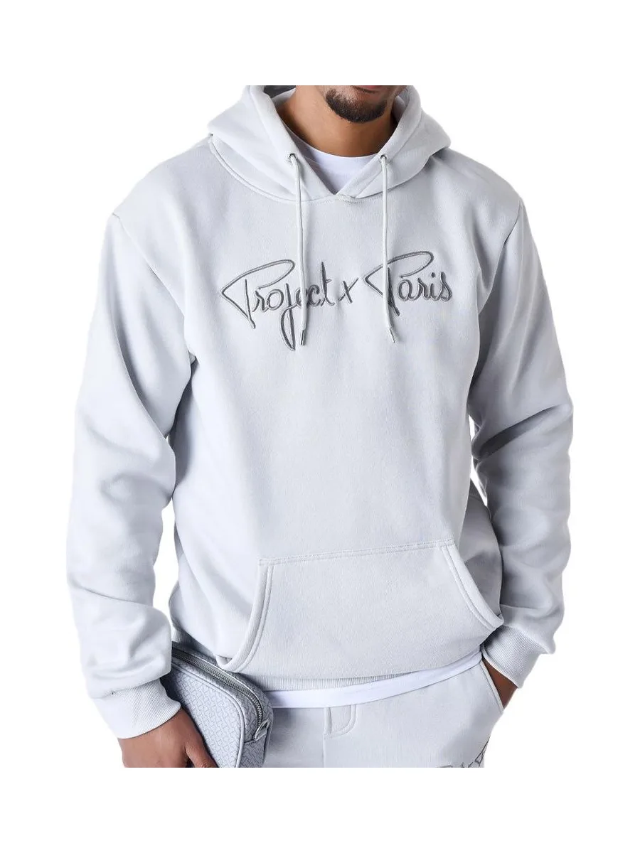 Sweat à Capuche Gris Homme Project X Paris Signature 2