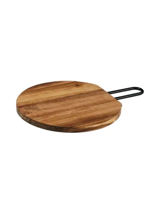 Planche à découper en bois d'acacia STINE - Ø26cm 1