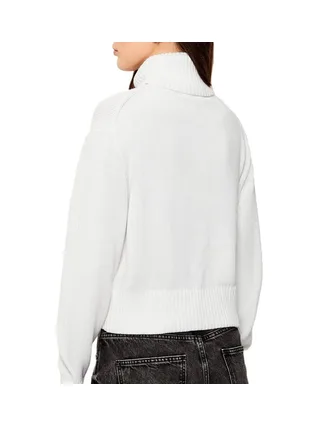 Pull Blanc Femme Calvin Klein Jeans Chenille 2
