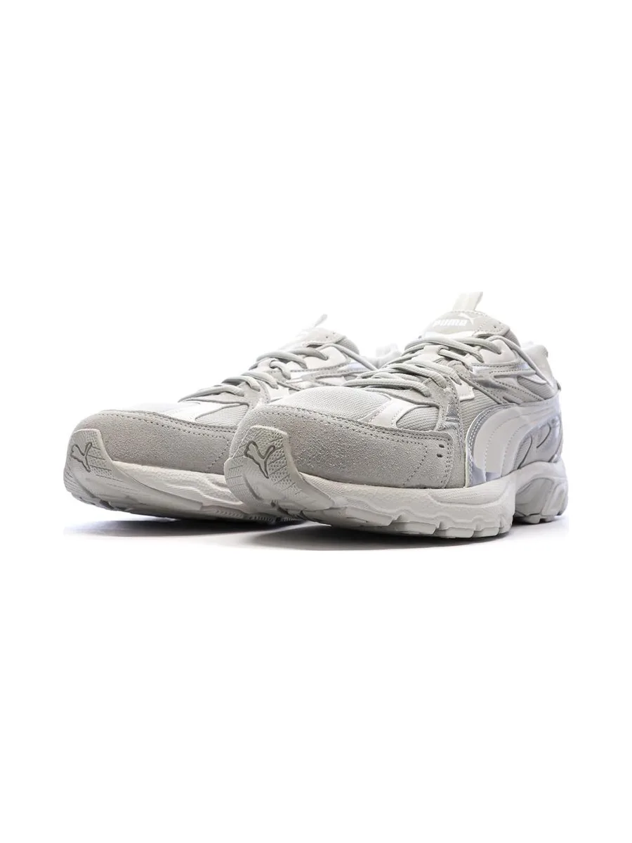 Baskets Grises Clair Homme Puma Milenio Tech Suede 7