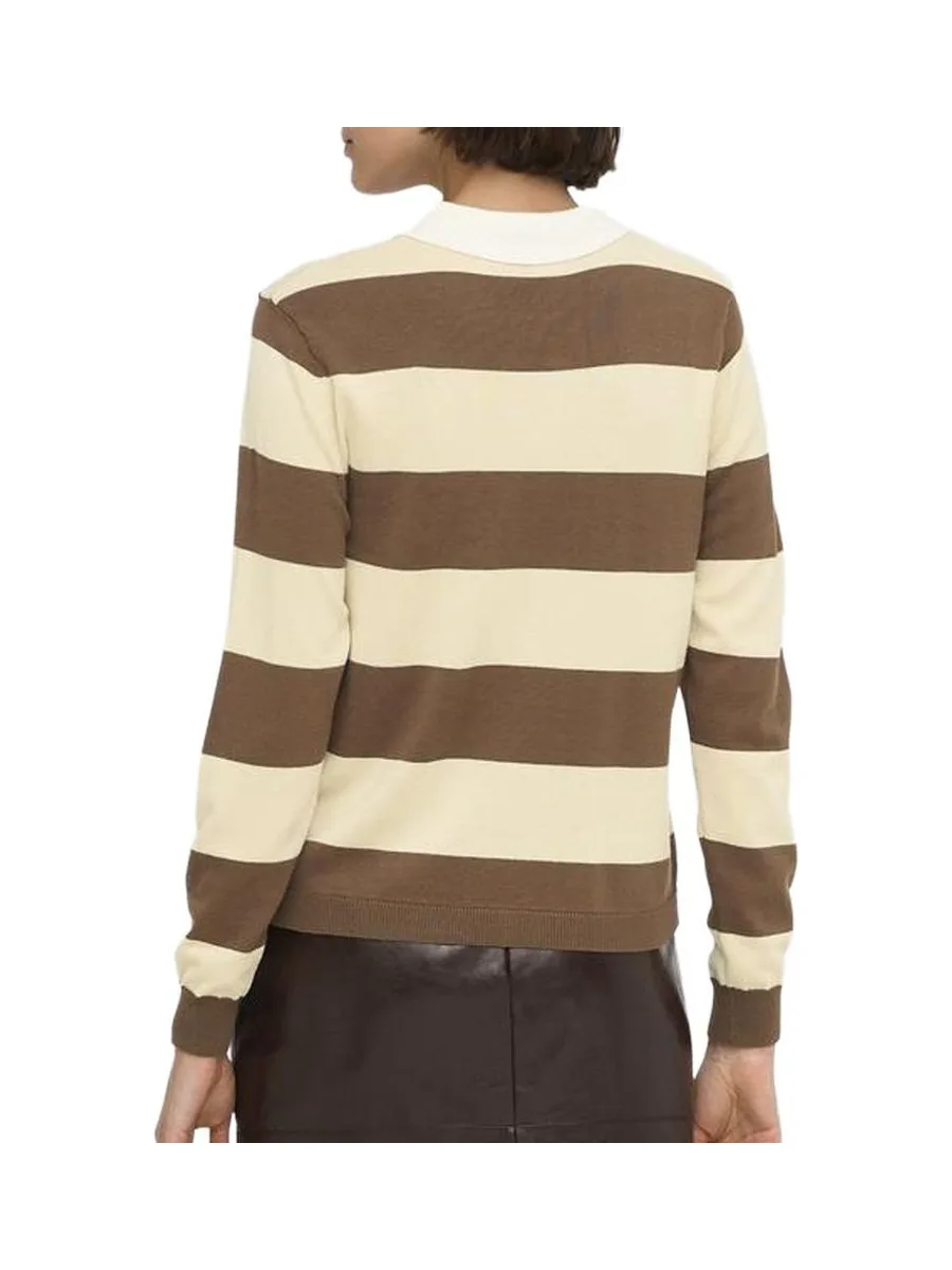 Polo Jaune/Marron Femme JDY Melany 3