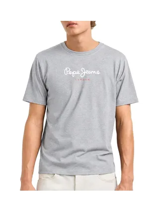 T-Shirt Gris clair Homme Pepe jeans Eggo 1
