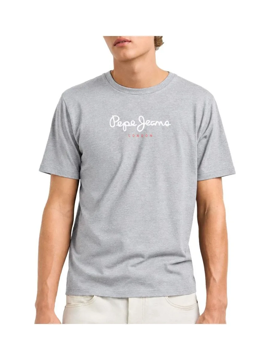T-Shirt Gris clair Homme Pepe jeans Eggo 2