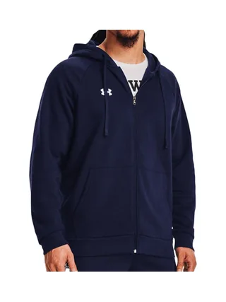 Sweat Bleu Homme Under Armour Rival Fleece 1