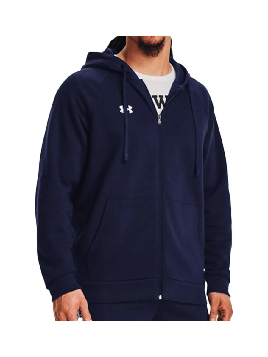 Sweat Bleu Homme Under Armour Rival Fleece 1
