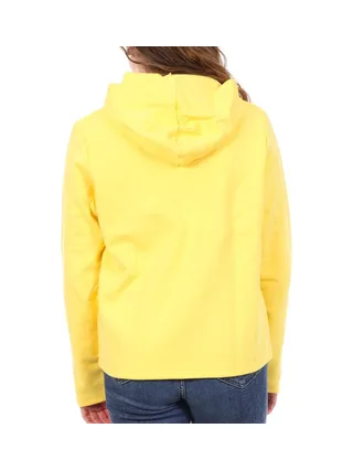 Sweat à Capuche Jaune Femme Le Coq Sportif Hoody N°9 2