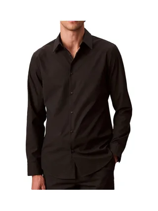 Chemise Noire Homme Calvin Klein Jeans Solids LV040BM127 1