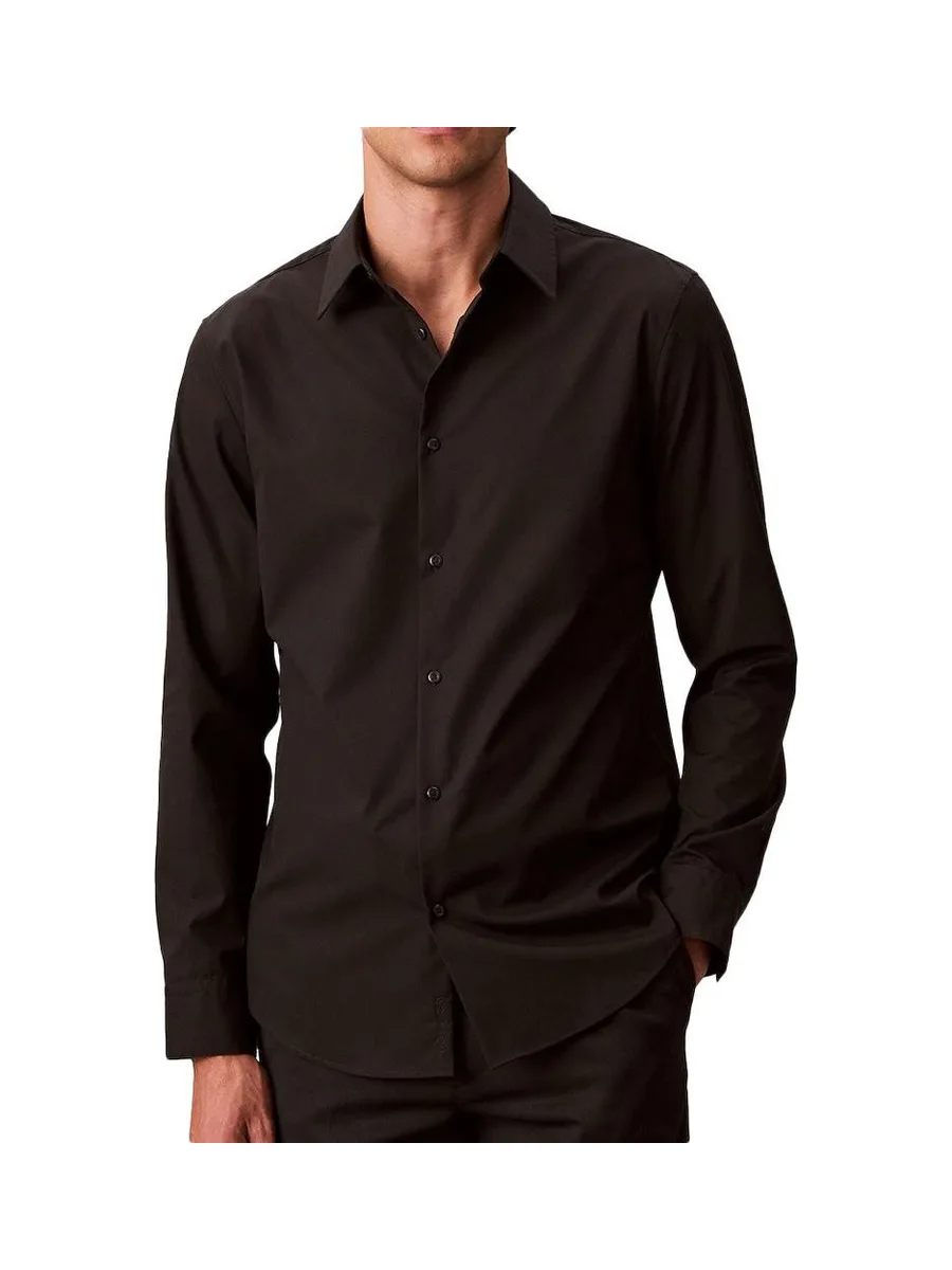 Chemise Noire Homme Calvin Klein Jeans Solids LV040BM127 2