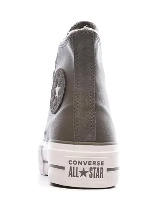 Baskets Grise Molleton Femme Converse Chuck Taylor All Star Lift 3