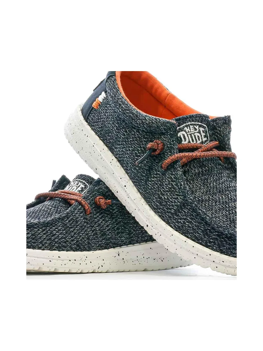 Chaussures Bleu Garçon Hey Dude Wally Youth Sox 8